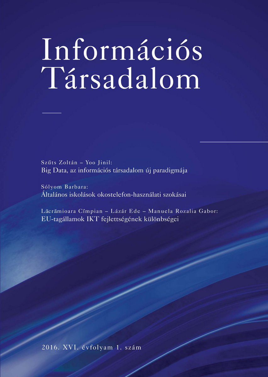 Információs Társadalom 2016/1.