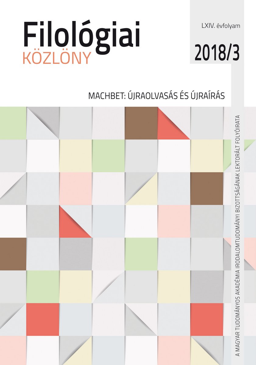 Filológiai Közlöny 2018/3.
