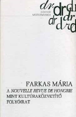 A Nouvelle Revue de Hongrie mint kultúraközvetítő folyóirat 