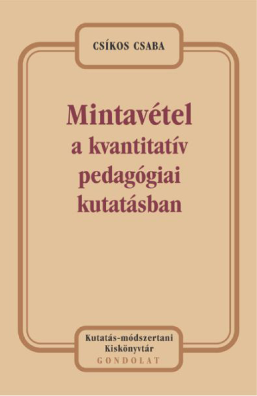 Mintavétel a kvantitatív pedagógiai kutatásban
